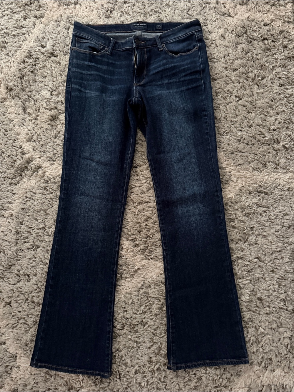 Lucky Brand Dark Indigo Flare Jeans
